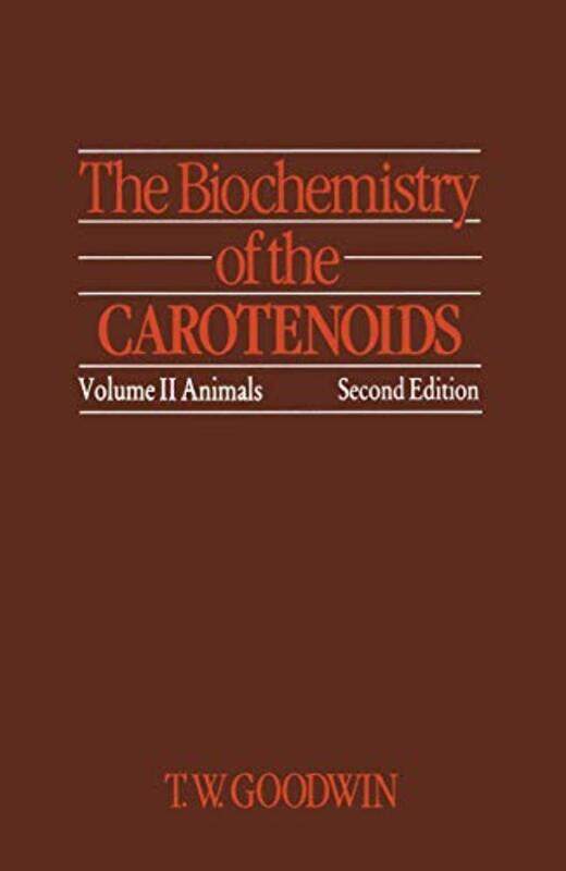 

The Biochemistry Of The Carotenoids by T Goodwin-Paperback