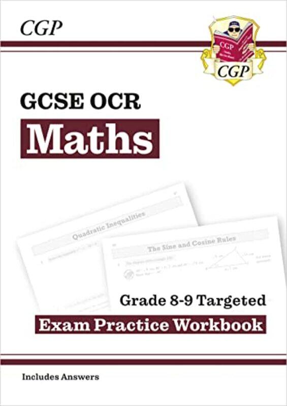 

Gcse Maths Ocr Grade 8-9 Targeted Exam Practice Workbook (Includes Answers) By Cgp Books - Cgp Books Paperback