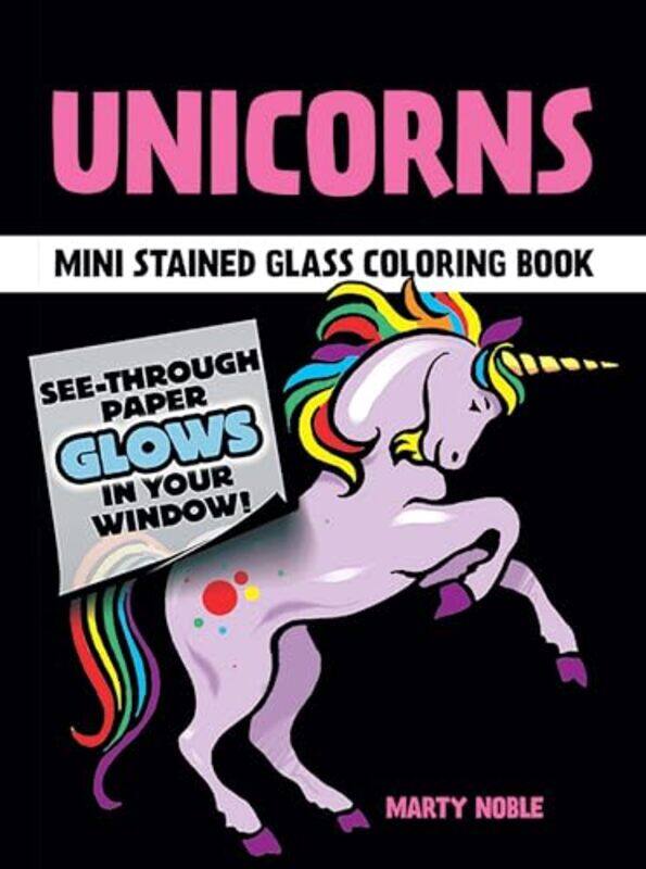 

Unicorns Stained Glass Colouring Book by Noble, Noble-Paperback