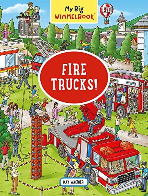 

My Big Wimmelbook Fire Trucks By Walther Max - Hardcover