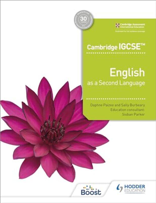 

Cambridge Igcse English As A Second Language By Paizee, Daphne - Burbeary, Sally - Parker, Sioban Paperback