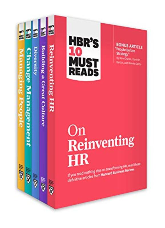 HBR 10 Must Reads for HR Leaders Collection 5 Books Paperback by Review, Harvard Business - Buckingham, Marcus - Kim, W. Chan - Mauborgne, Renee - Kotter, John
