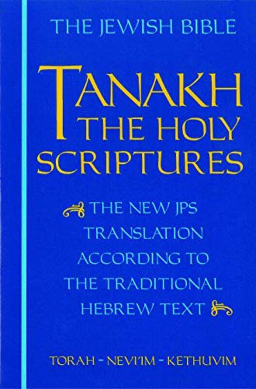 

JPS TANAKH The Holy Scriptures blue by Joanna Van der Hoeven-Hardcover