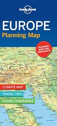 Lonely Planet Europe Planning Map,Paperback by Lonely Planet