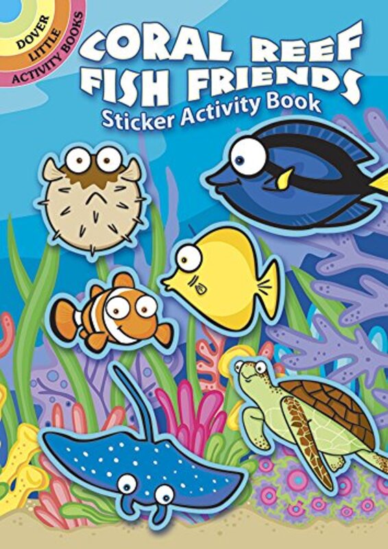 Coral Reef Fish Friends Sticker Activity Book Paperback by Susan Shaw-Russell