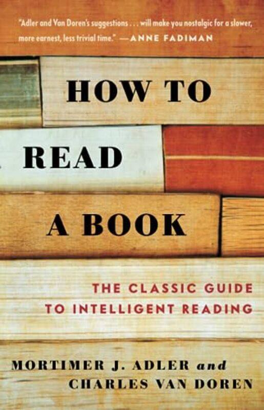 

How To Read A Book By Van Doren Charles Paperback