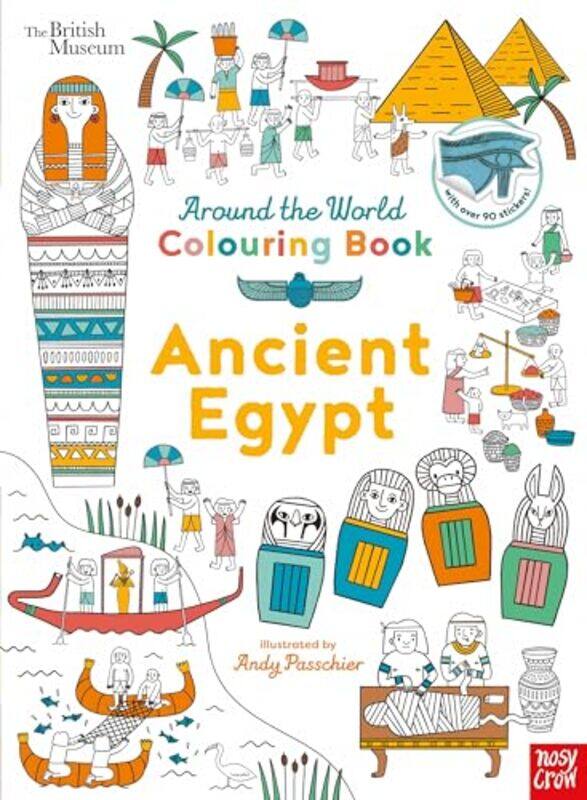 

British Museum Around the World Colouring Ancient Egypt by Andy Passchier-Paperback