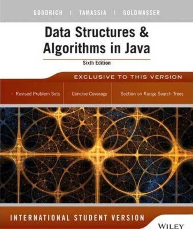 

Data Structures and Algorithms in Java.paperback,By :Goodrich, Michael T.