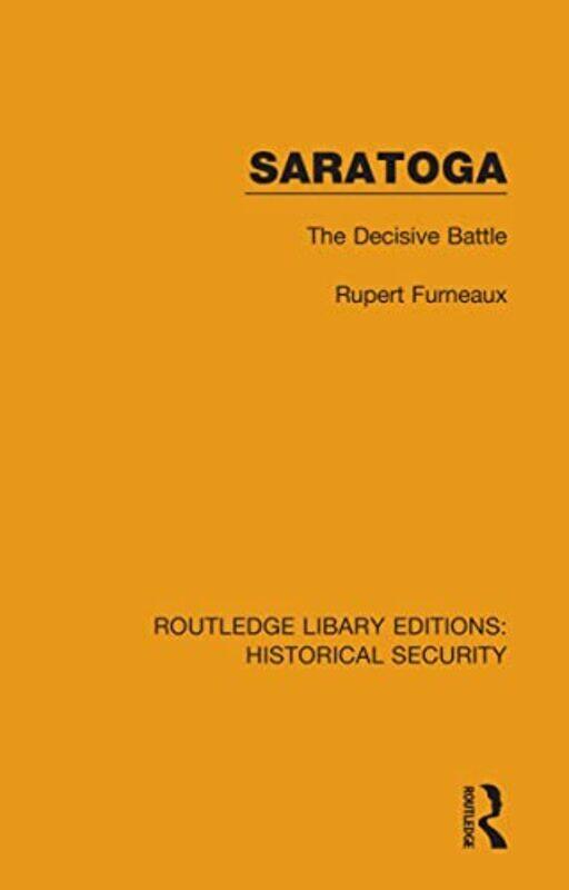

Saratoga Paperback by Rupert Furneaux