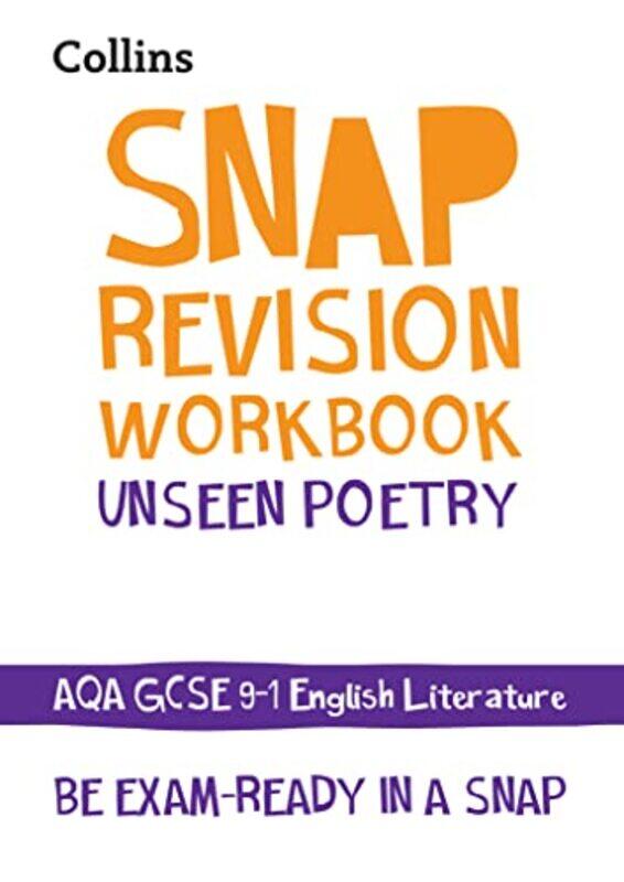 

AQA Unseen Poetry Anthology Workbook by Michael J Professor of Sociology Professor of Sociology Stanford University Rosenfeld-Paperback