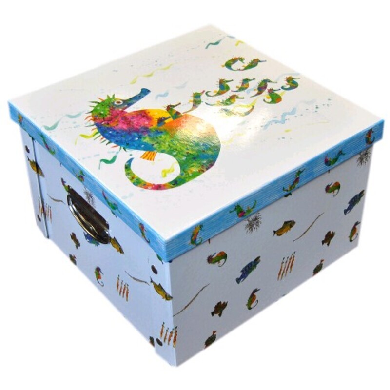 Mr Seahorse Collapsible Storage Box, By: Robert Frederick