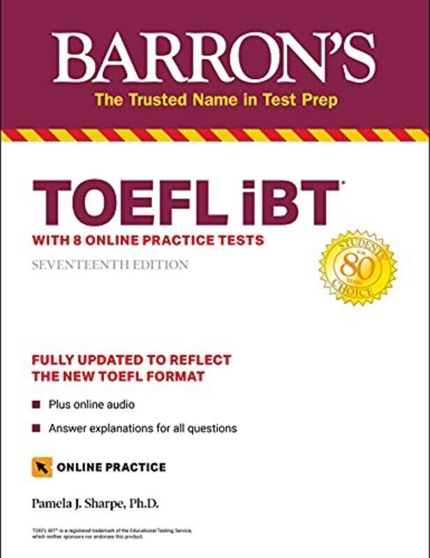 

TOEFL IBT: With 8 Online Practice Tests , Paperback by Sharpe, Pamela