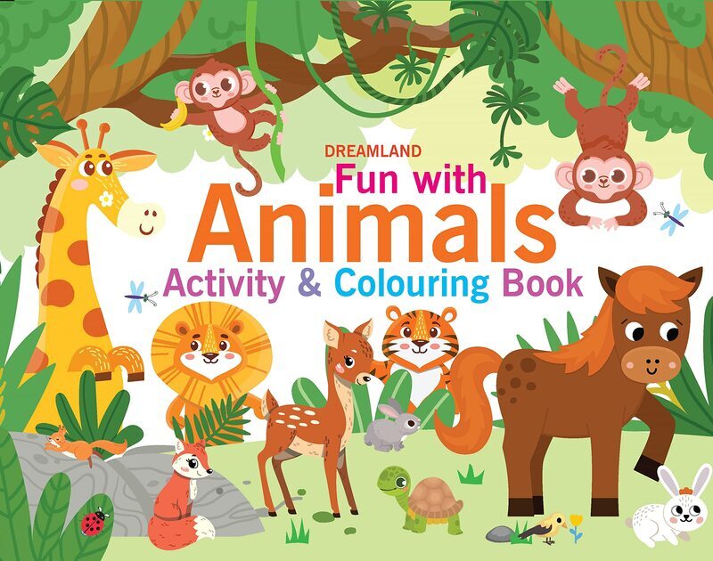 

Fun with Animals Activity & Colouring