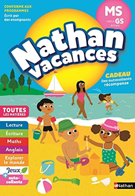 Nathan Vacances Maternelle Ms Vers La Gs 45 Ans By Grison - Paperback