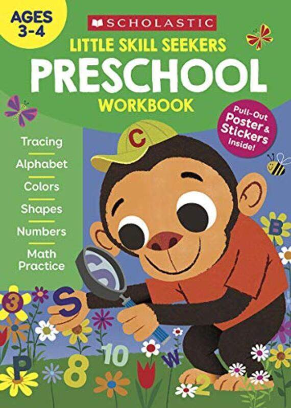 

Little Skill Seekers: Preschool Workbook,Paperback by Scholastic