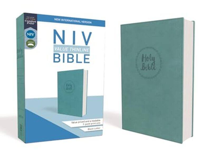 

Niv Value Thinline Bible Leathersoft Teal Comfort Print Zondervan Paperback