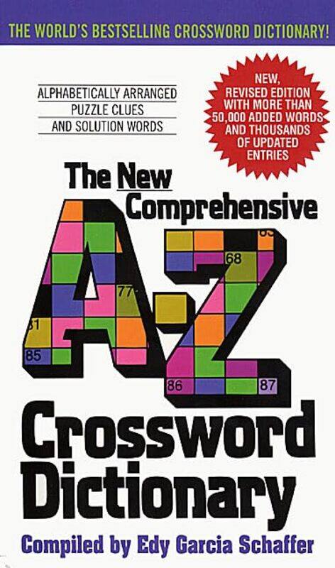 

New Comprehensive A-Z Xword Dict By Schaffer Edy G - Paperback