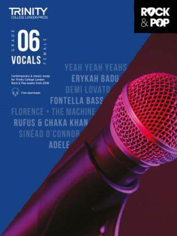 

Trinity College London Rock & Pop 2018 Vocals Grade 6.paperback,By :