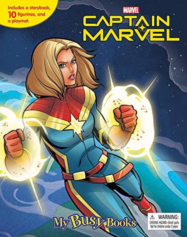 

MARVEL CAPTAIN MARVEL MY BUSY BOOK, Hardcover Book, By: Phidal Publishing