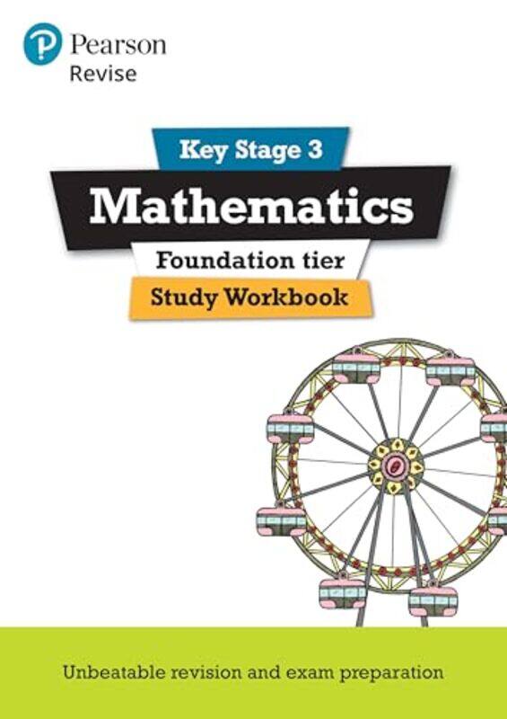 

Pearson REVISE Key Stage 3 Maths Foundation Study Workbook for preparing for GCSEs in 2025 and 2026 by Sharon BolgerBobbie Johns-Paperback