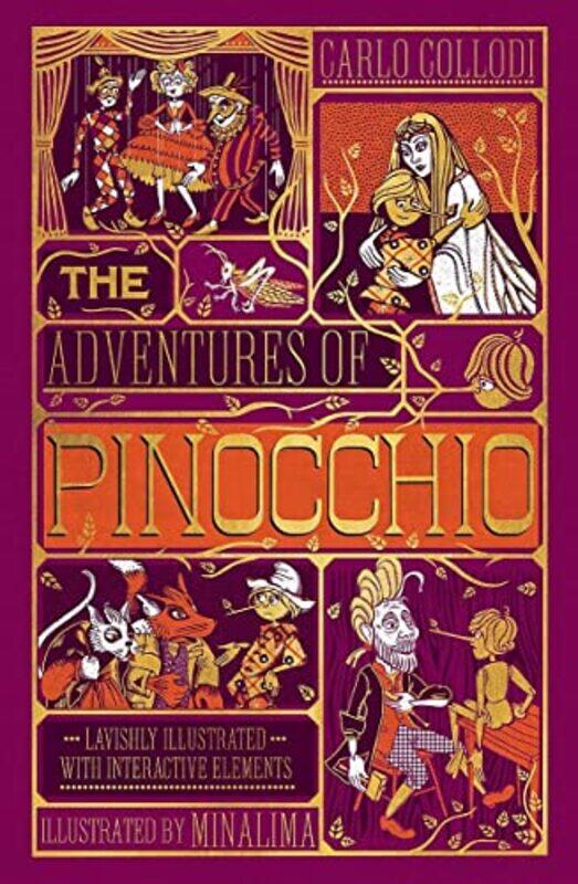 

Adventures of Pinocchio, The Ilustrated with Interactive Elements Hardcover by Collodi, Carlo