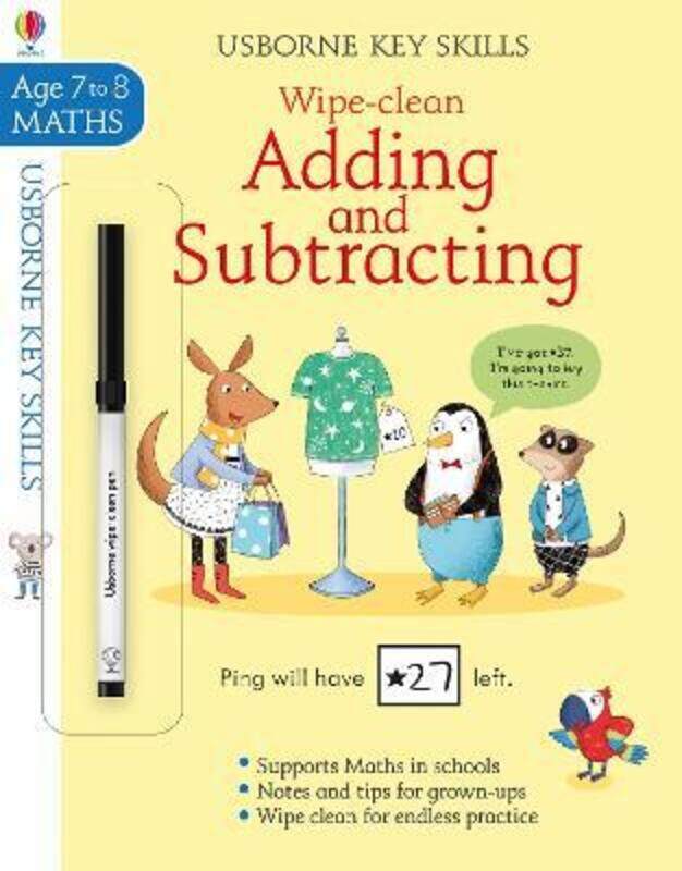 

Wipe-Clean Adding and Subtracting 7-8.paperback,By :Bathie, Holly - Bathie, Holly - Elisa Paganelli