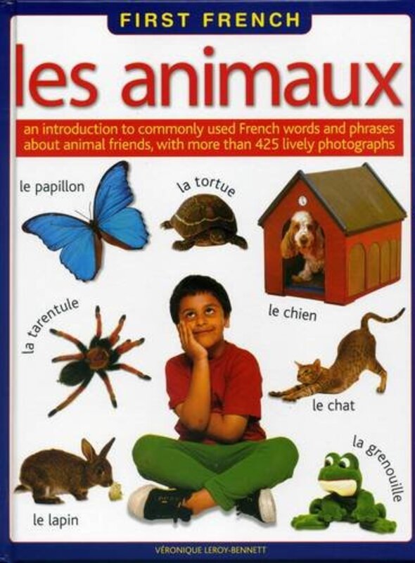 First  French Animaux Les by Stephen HessJames P Pfiffner-Hardcover