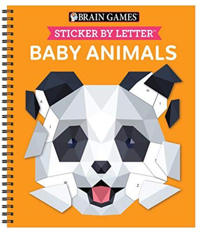 

Brain Games Sticker By Letter Baby Animals By Publications International Ltd - Brain Games - New Seasons - Paperback