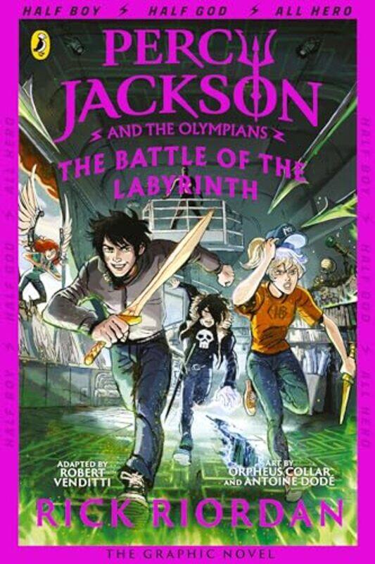 

The Battle of the Labyrinth The Graphic Novel Percy Jackson Book 4 by Rick Riordan-Paperback