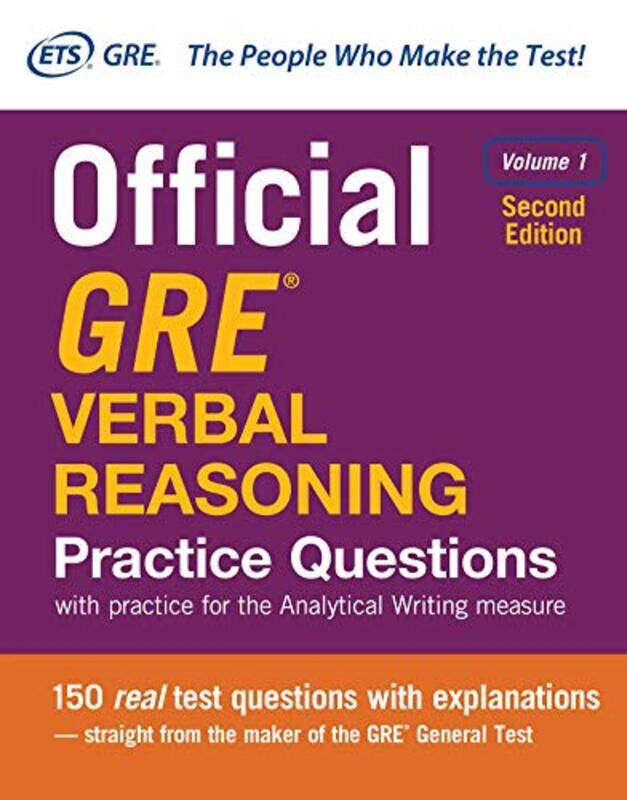 

Official GRE Verbal Reasoning Practice Questions Second Edition Volume 1 by Julianne Schultz-Paperback