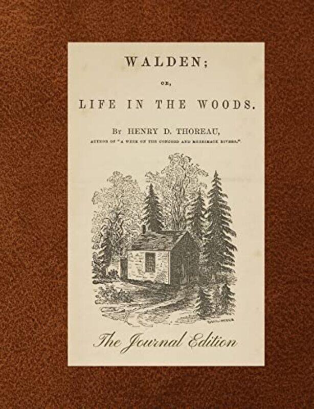 

Walden The Journal Edition By Thoreau, Henry David Paperback