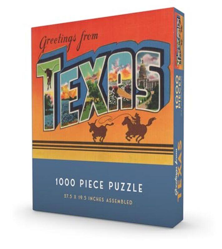 

Greetings From Texas Puzzle 1000Pc By Gibbs Smith Gift - Hardcover