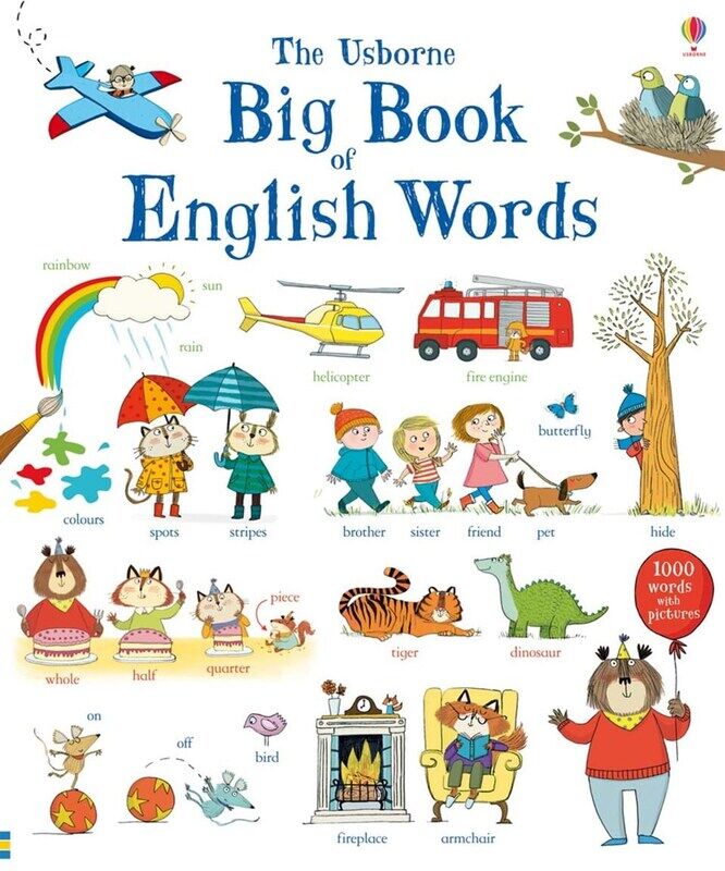 

Big Book of English Words, Board Book, By: Mairi MacKinnon