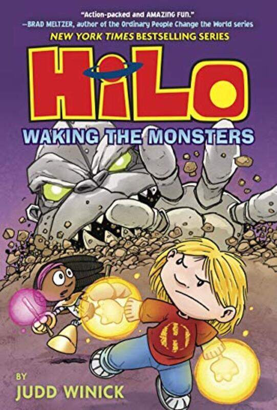 

Hilo Book 4: Waking the Monsters , Hardcover by Winick, Judd