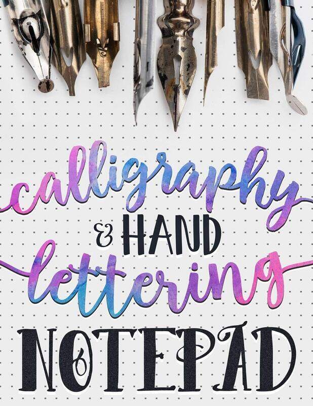 

Calligraphy & Hand Lettering Notepad: Beginner Practice Workbook & Introduction to Lettering & Calli, Paperback Book, By: Gray & Gold Publishing