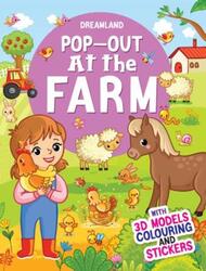 Pop-Out at the Farm- With 3D Models Colouring and Stickers.paperback,By :Dreamland Publications