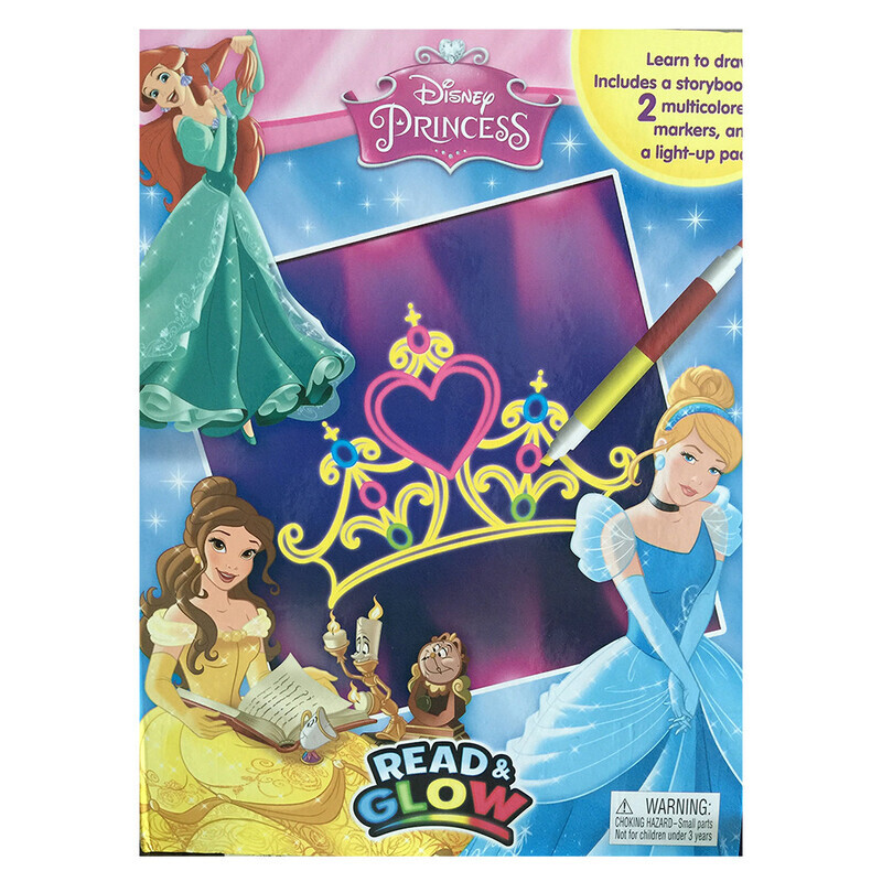 Disney Princess Read & Glow, Board Book, By: Phidal Publishing Inc.