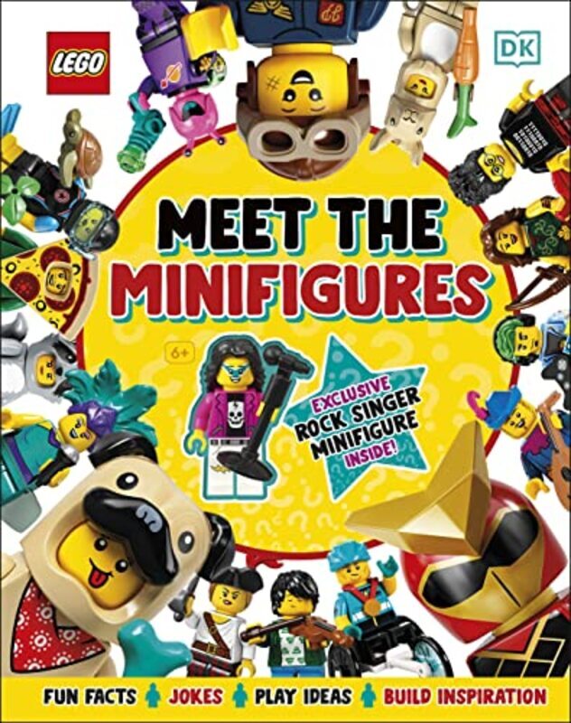 

LEGO Meet the Minifigures: With Exclusive LEGO Rockstar Minifigure,Hardcover by Murray, Helen - March, Julia