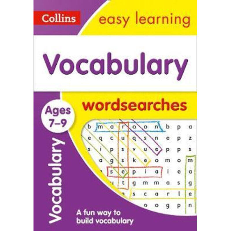 

Vocabulary Word Searches Ages 7-9: Prepare for School with Easy Home Learning, Paperback Book, By: Collins Easy Learning