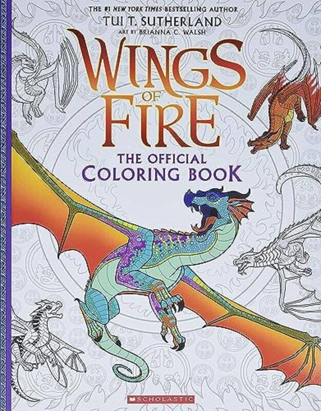 

Official Wings Of Fire Coloring Book (Media Tie-In) , Paperback by
