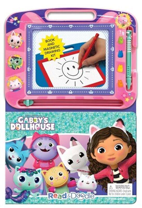 

Dreamworks Gabbys Dollhouse Storybook And Magnetic Drawing Kit, Paperback by Publishing, Phidal