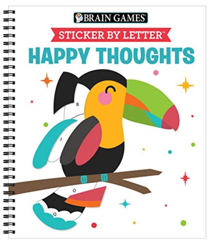 

Brain Games - Sticker by Letter: Happy Thoughts,Paperback,by:Publications International Ltd - Brain Games - New Seasons