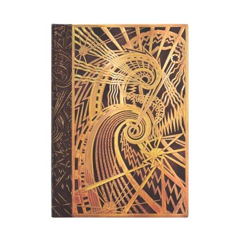 

The Chanin Spiral New York Deco Midi Lined Hardcover Journal by Isabel Wyatt-Hardcover