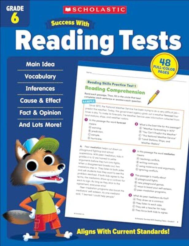 

Scholastic Success With Reading Tests Grade 7 by Scholastic Teaching Resources-Paperback