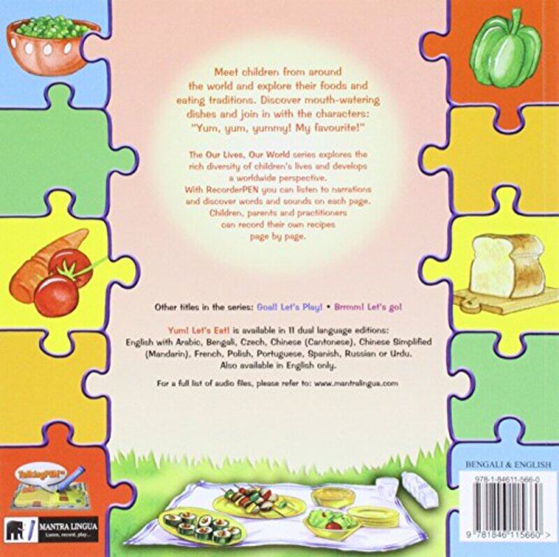 

Yum Lets Eat in Bengali and English by Thando MaclarenJacqueline East-Paperback