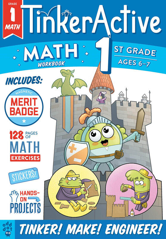 

TinkerActive Workbooks: 1st Grade Math, Paperback Book, By: Justin Krasner