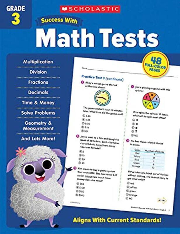 

Scholastic Success with Math Tests Grade 3,Paperback,by:Scholastic Teaching Resources