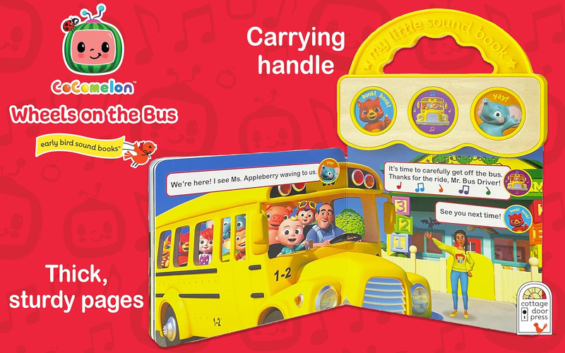 Cocomelon Wheels on the Bus, Board Book, By: Scarlett Wing