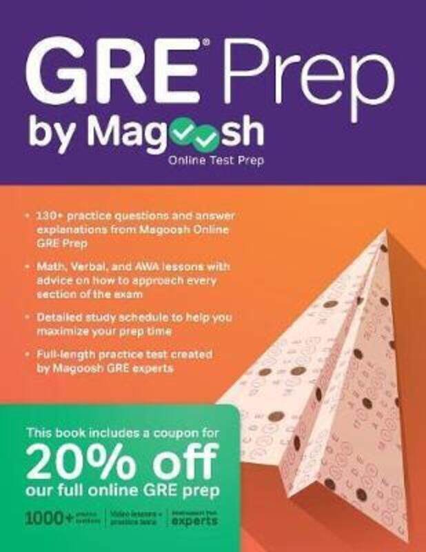 

GRE Prep by Magoosh.paperback,By :Magoosh - Chris Lele - Mike Mcgarry