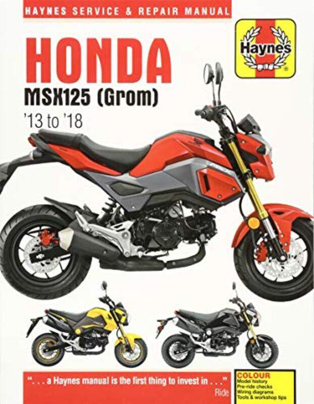 

Honda MSX125 Grom 1318 by Haynes Publishing-Paperback